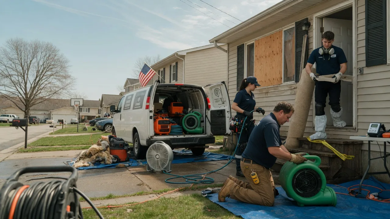 Water Damage Restoration in Midlothian, IL near me